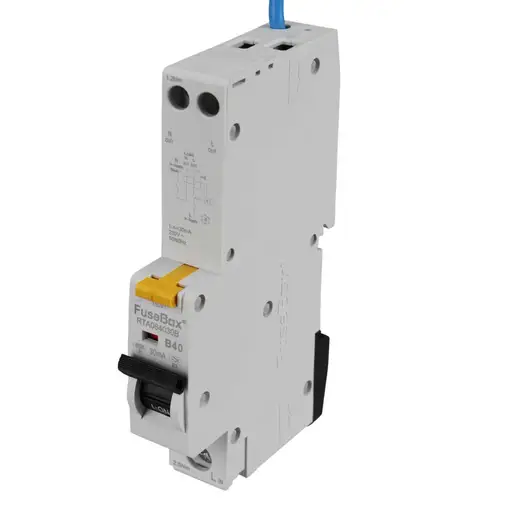 FuseBox RCBO B40A 30mA Type A 6kA